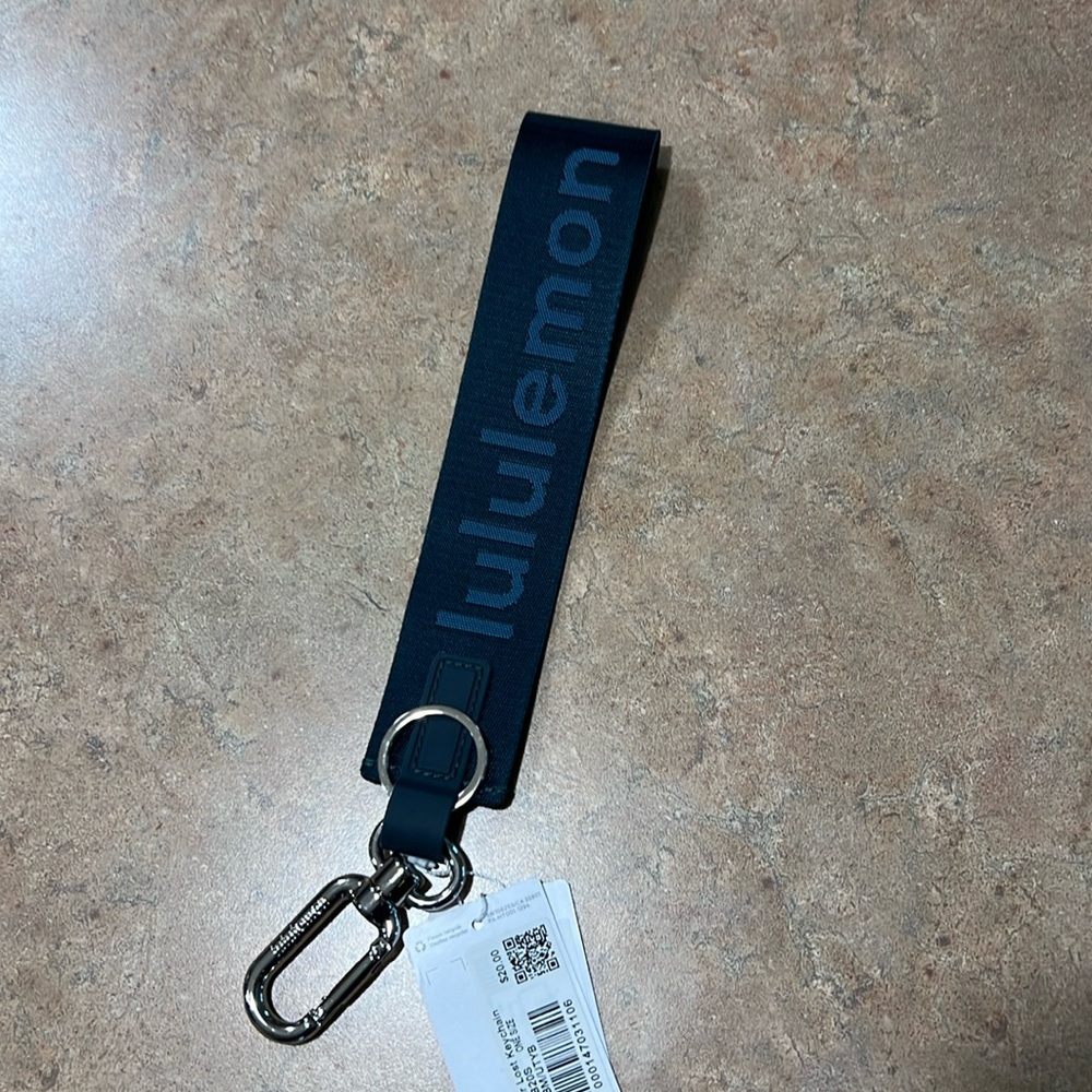 Lululemon Never Lost Keychain Submarine Blue